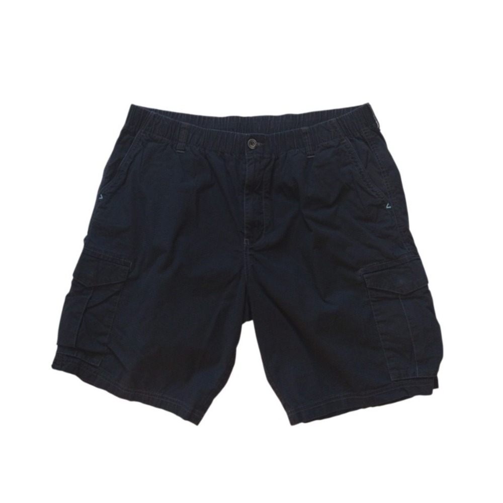 Tommy‎ Bahama Cargo Shorts Men XL Blue Drawstring Elastic Waist Stretch Vacation